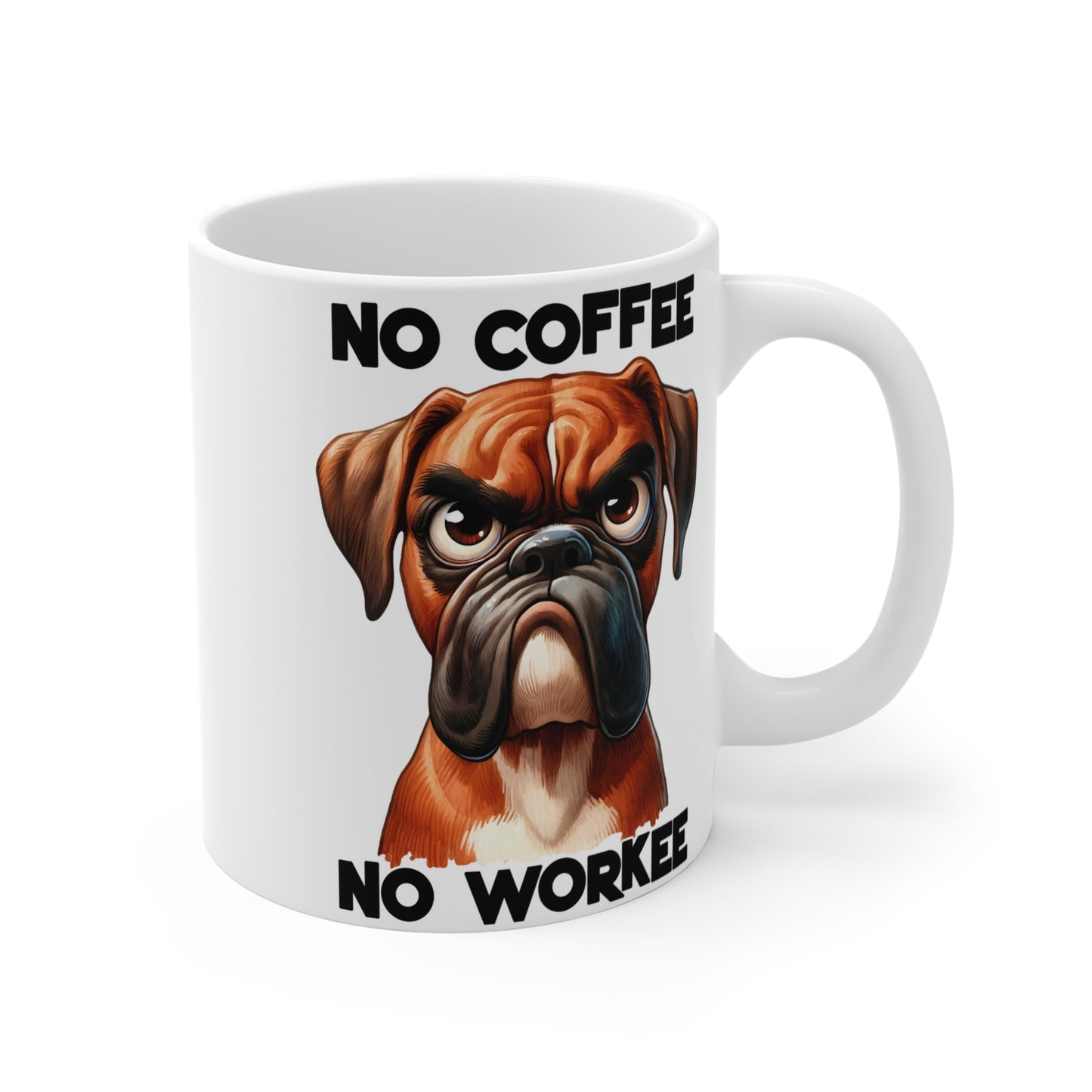 Mug 11oz, No Coffee No Workee